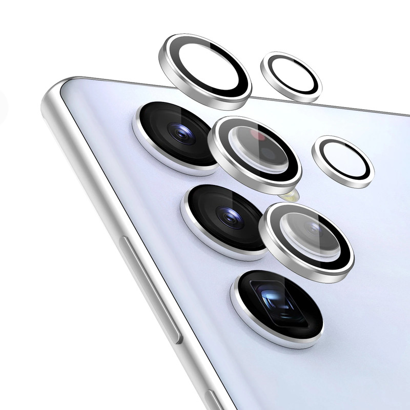 محافظ لنز دوربین گوف مدل Metal مناسب برای گوشی موبایل سامسونگ Galaxy S22 Ultra