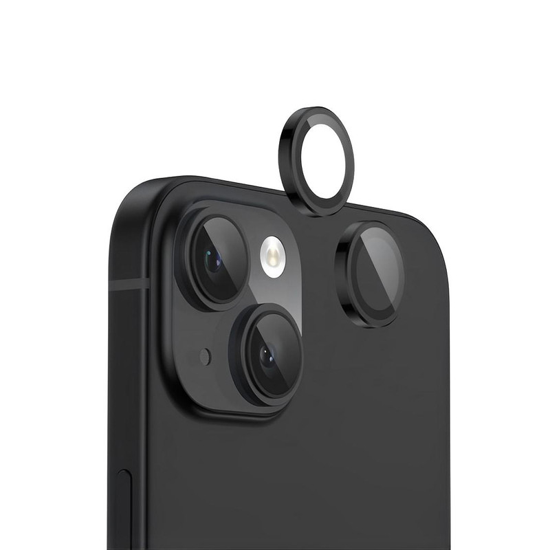 محافظ لنز دوربین گوف مدل Ring Metal مناسب برای گوشی موبایل اپل iPhone 15 / 15 Plus