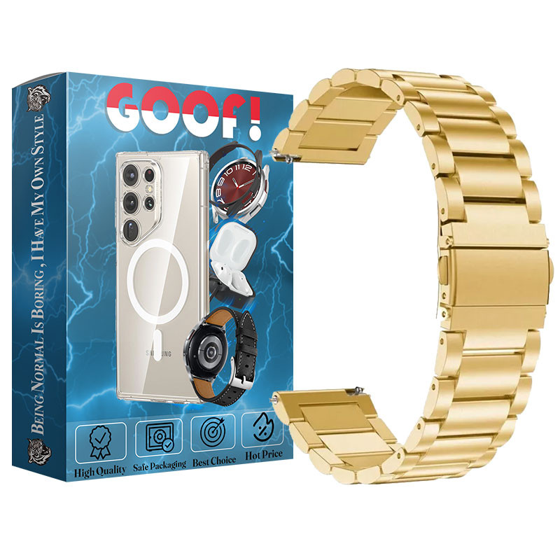 بند گوف مدل 3bead Rolex Stain مناسب برای ساعت هوشمند هایلو Solar Plus RT3