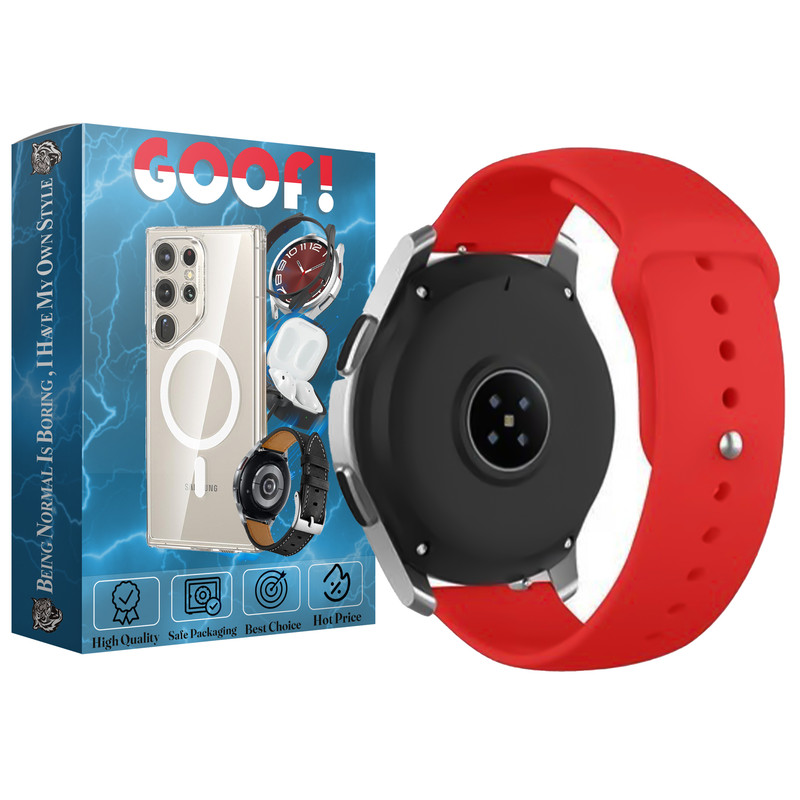 بند گوف مدل Silicon Belt Strap مناسب برای ساعت هوشمند سامسونگ Galaxy Gear S3 Frontier