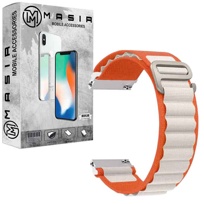 بند مسیر مدل LOOP ALPINE کد dual color مناسب برای ساعت هوشمند سامسونگ Galaxy Watch Active 5 40 mm