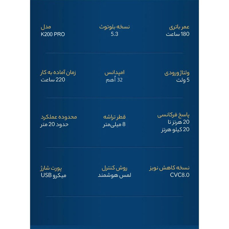 هدفون بلوتوثی لونکس مدل K200PRO