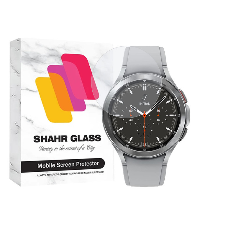 محافظ صفحه نمایش شهر گلس مدل SMPWATCHS مناسب برای ساعت هوشمند سامسونگ Galaxy Watch 4 classic 46 mm