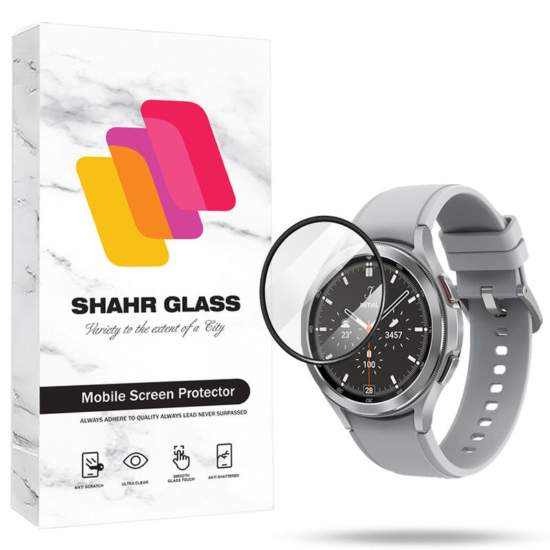 محافظ صفحه نمایش شهر گلس مدل PMMS20 مناسب برای ساعت هوشمند سامسونگ Galaxy Watch 4 Classic 46 mm