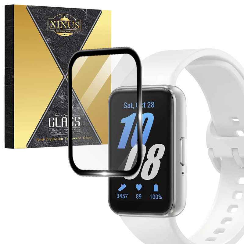 محافظ صفحه نمایش ژینوس مدل XWPM مناسب برای ساعت هوشمند سامسونگ Galaxy Watch Fit 3