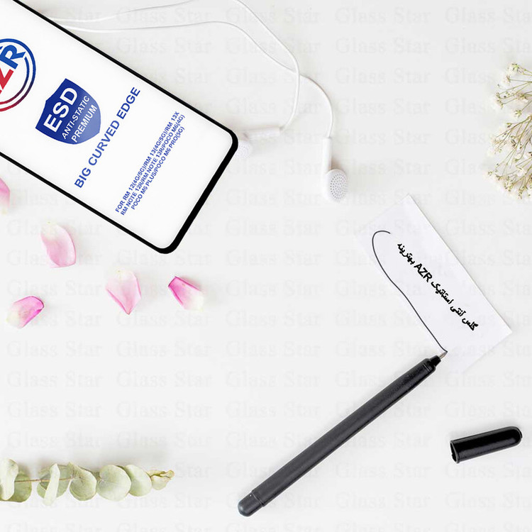محافظ صفحه نمایش گلس استار مدل AZRG مناسب برای گوشی موبایل شیائومی Poco C61 / Redmi A3