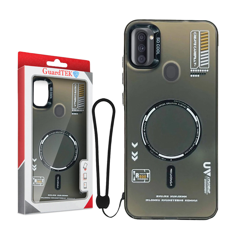 کاور گاردتک اساک مدل SoCool_Strap مناسب برای گوشی موبایل سامسونگ Galaxy A11 و Galaxy M11 به همراه بند آویز
