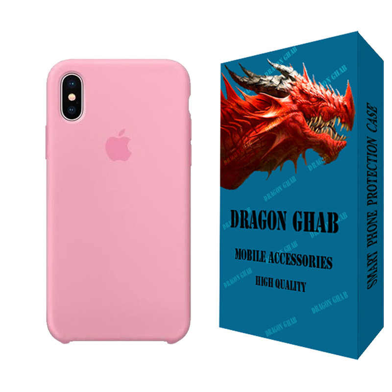 کاور دراگون قاب مدل سیلیکونی طرح SLB مناسب برای گوشی موبایل اپل iPhone X
