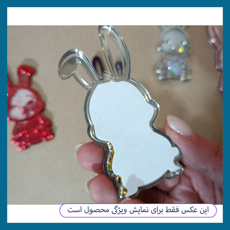 استیکر تزئینی موبایل و تبلت دراگون قاب مدل خرگوش