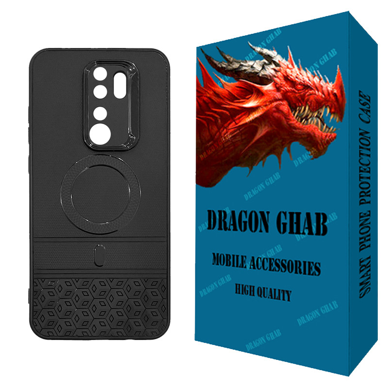 کاور دراگون قاب مدل Hexagon مناسب برای گوشی موبایل شیائومی Redmi Note 8 Pro