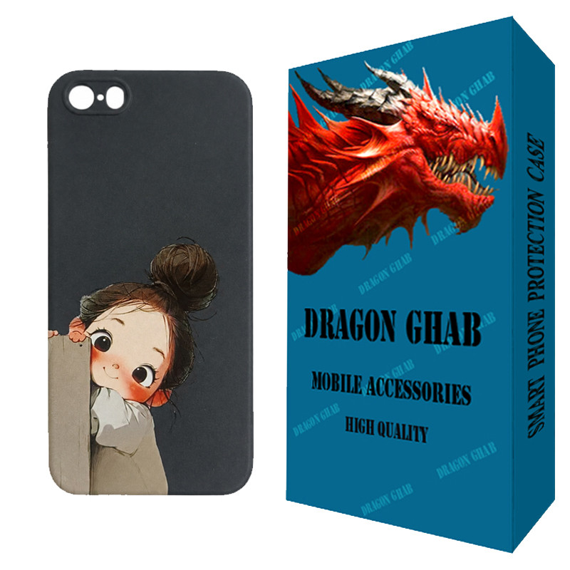 کاور دراگون قاب مدل CHPD کد B - 003 مناسب برای گوشی موبایل اپل iPhone 5
