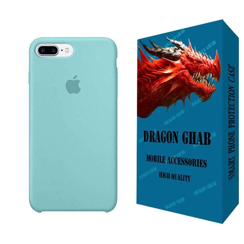 کاور دراگون قاب مدل سیلیکونی طرح SLB مناسب برای گوشی موبایل اپل iPhone 8 Plus
