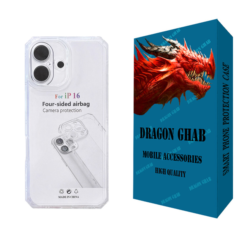 کاور دراگون قاب مدل JELL طرح ساده مناسب برای گوشی موبایل اپل iPhone 16