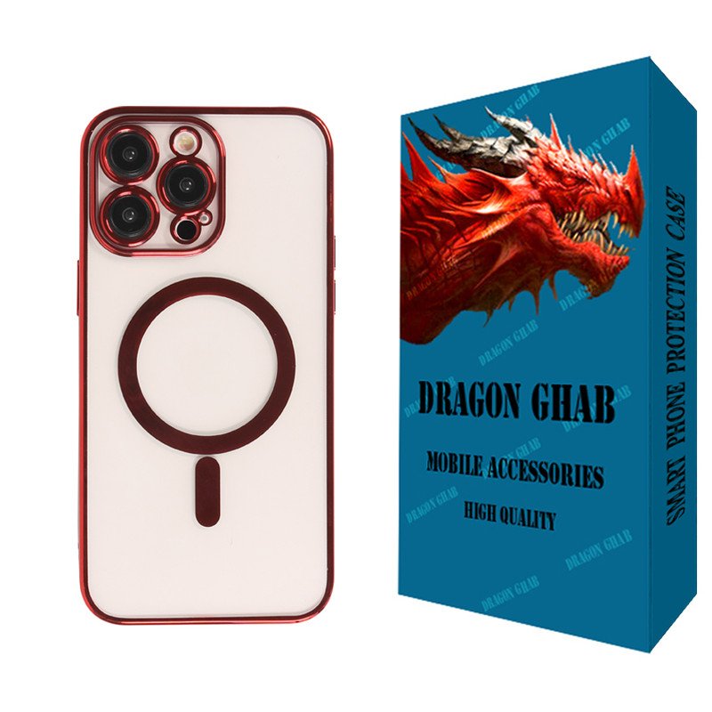 کاور دراگون قاب مدل مگ سیف طرح LUX مناسب برای گوشی موبایل اپل iPhone 15 Pro Max