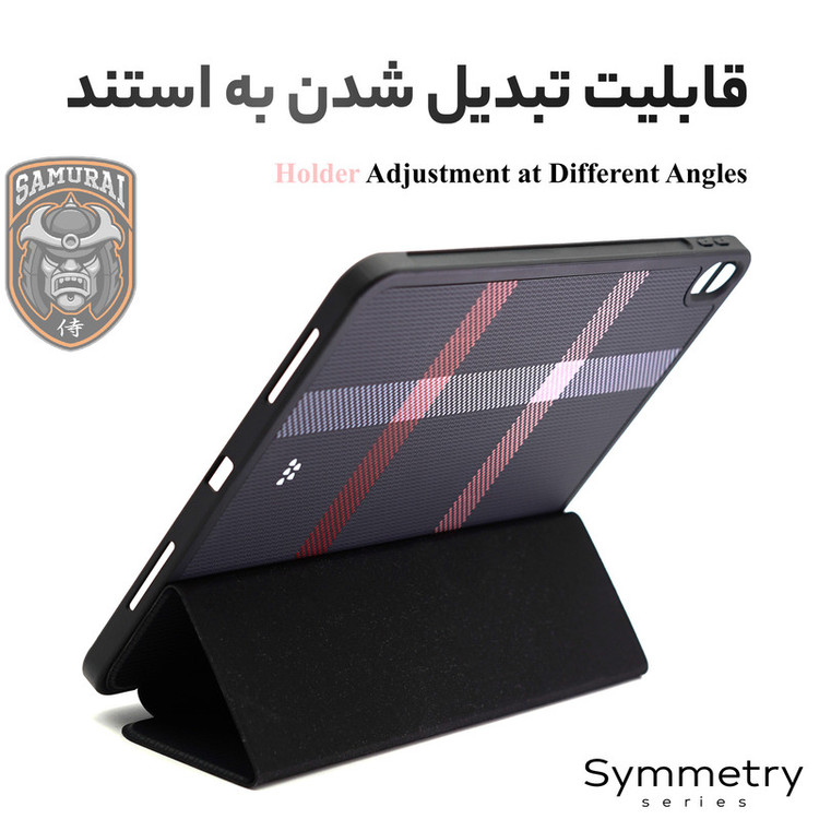 کیف کلاسوری سامورایی مدل Symmetry مناسب برای تبلت سامسونگ Galaxy Tab S9 Ultra / Tab S10 Ultra