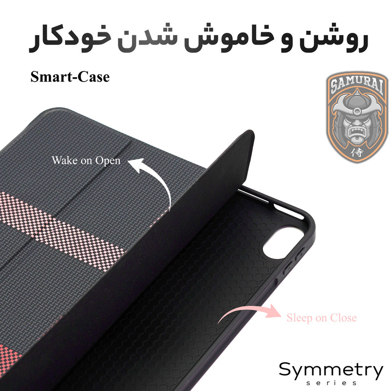 کیف کلاسوری سامورایی مدل Symmetry مناسب برای تبلت سامسونگ Galaxy Tab S9 Ultra / Tab S10 Ultra