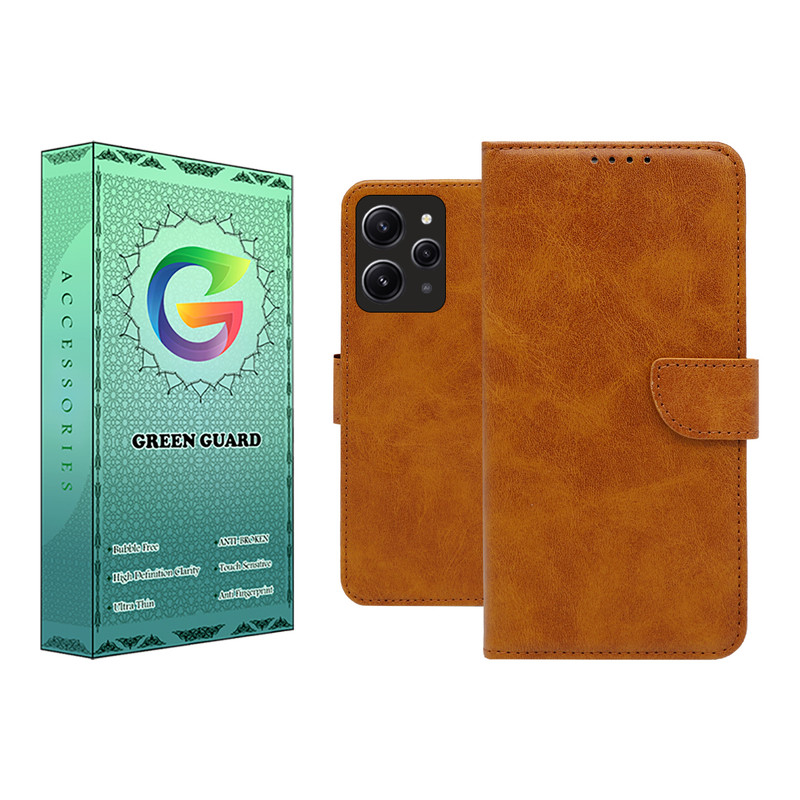 کیف کلاسوری گرین گارد مدل چرمی مگنتی کد Hb-G10 مناسب برای گوشی موبایل شیائومی Redmi 12 4G