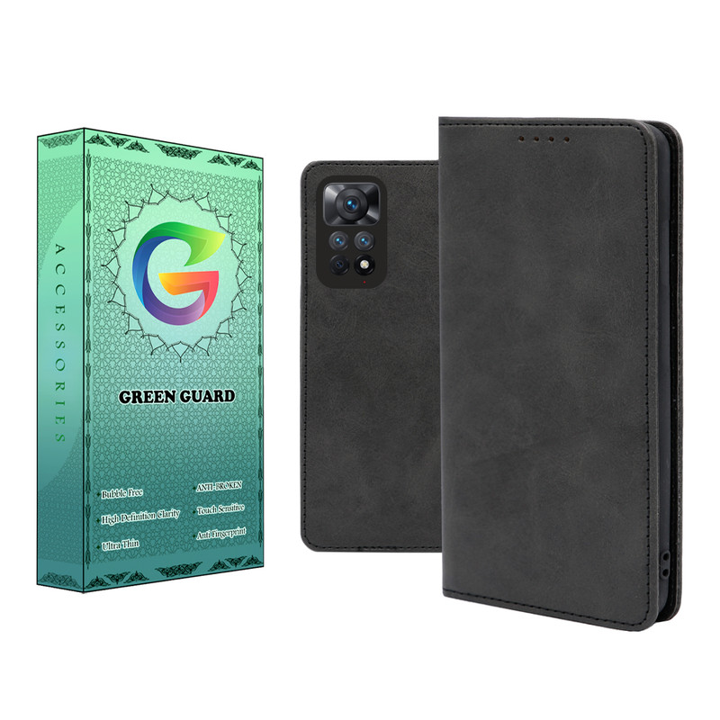 کیف کلاسوری گرین گارد طرح چرمی مدل Bitta مناسب برای گوشی موبایل شیائومی Redmi Note 11 Pro / Note 12 Pro 4G