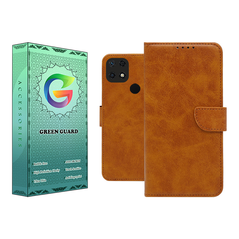 کیف کلاسوری گرین گارد مدل چرمی مگنتی کد Hb-G10 مناسب برای گوشی موبایل شیائومی Redmi 10C / Poco C40
