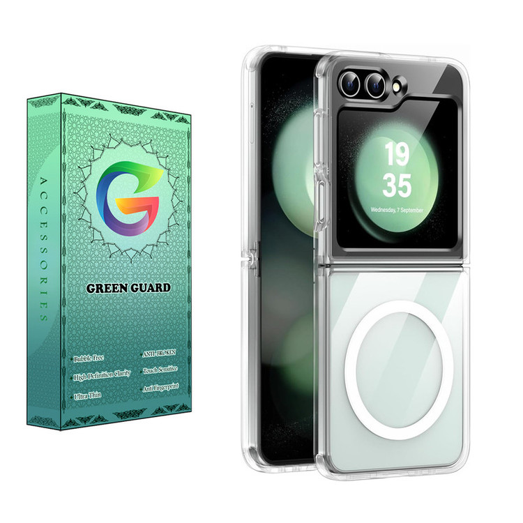 کاور گرین گارد مدل CR_Magsafe کد Clear 47 مناسب برای گوشی موبایل سامسونگ Galaxy Z Filip 6
