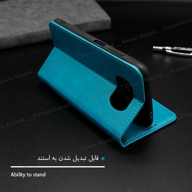کیف کلاسوری گرین گارد طرح چرمی مدل Bitta مناسب برای گوشی موبایل شیائومی Redmi 9C / 10A