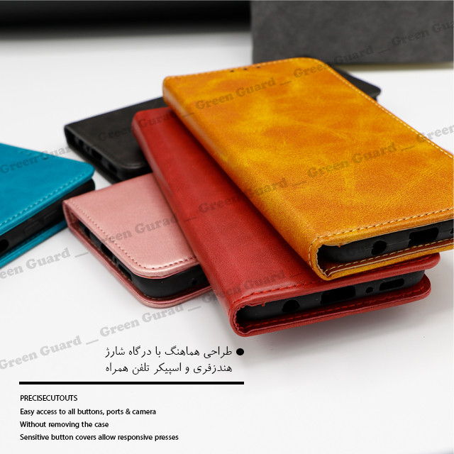 کیف کلاسوری گرین گارد طرح چرمی مدل Bitta مناسب برای گوشی موبایل سامسونگ Galaxy A34 5G
