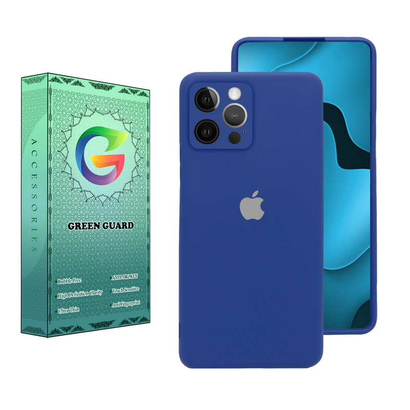 کاور گرین گارد مدل Saro طرح سیلیکونی مناسب برای گوشی موبایل اپل Iphone 13 Pro
