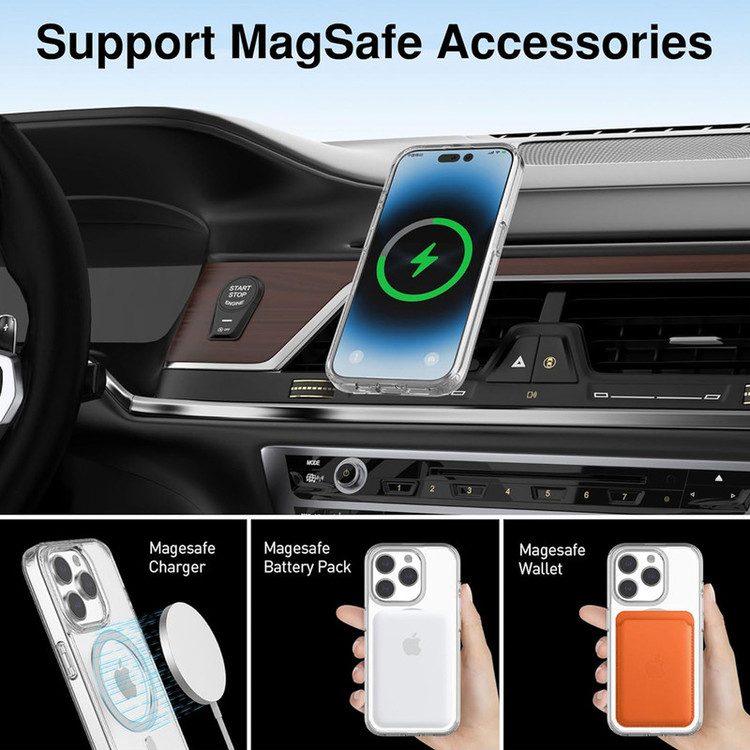 کاور گرین گارد مدل CR_Magsafe کد Clear 47 مناسب برای گوشی موبایل سامسونگ Galaxy S24 Ultra