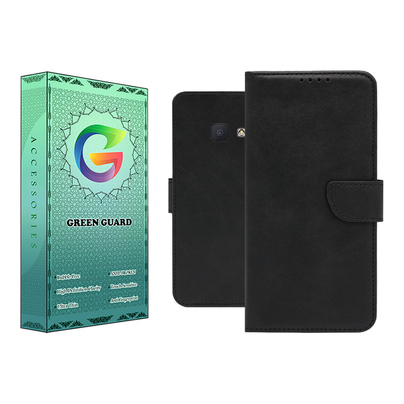 کیف کلاسوری گرین گارد مدل چرمی مگنتی کد Black-BB101 مناسب برای گوشی موبایل سامسونگ Galaxy J5 Prime