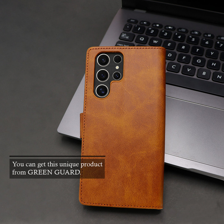 کیف کلاسوری گرین گارد مدل چرمی مگنتی کد Blue-B01 مناسب برای گوشی موبایل سامسونگ Galaxy A70 / A70S