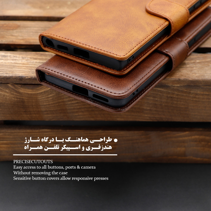 کیف کلاسوری گرین گارد مدل چرمی مگنتی کد Blue-B01 مناسب برای گوشی موبایل سامسونگ Galaxy A70 / A70S