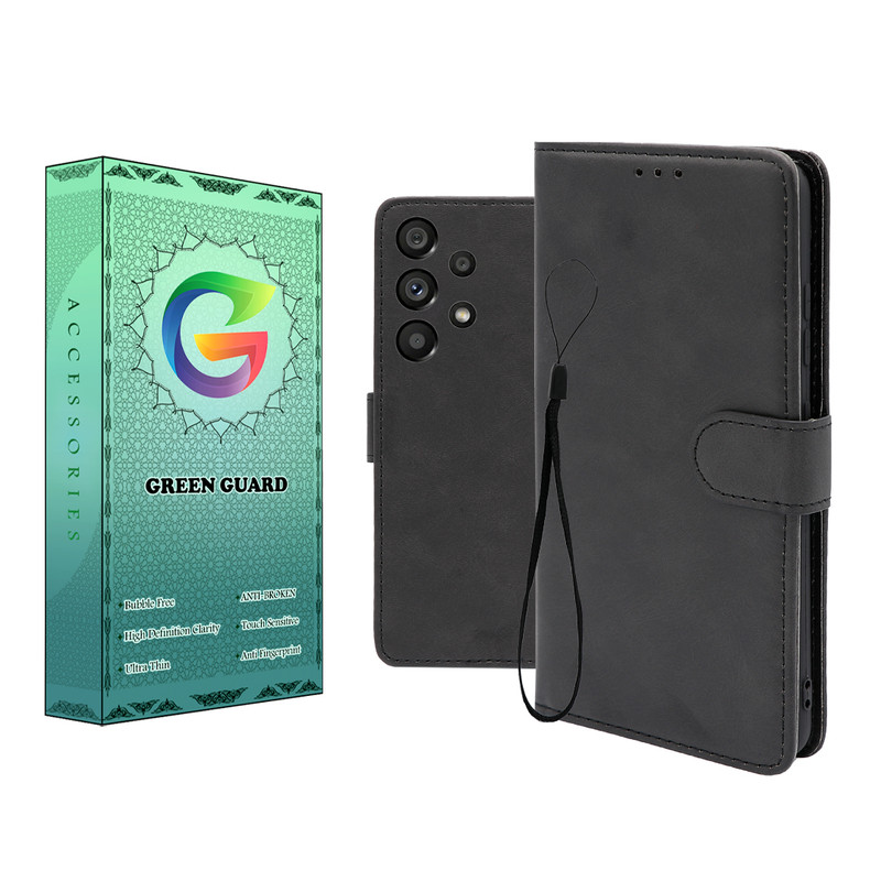 کیف کلاسوری گرین گارد طرح چرمی مدل Landing مناسب برای گوشی موبایل سامسونگ Galaxy A33 5G به همراه بند آویز