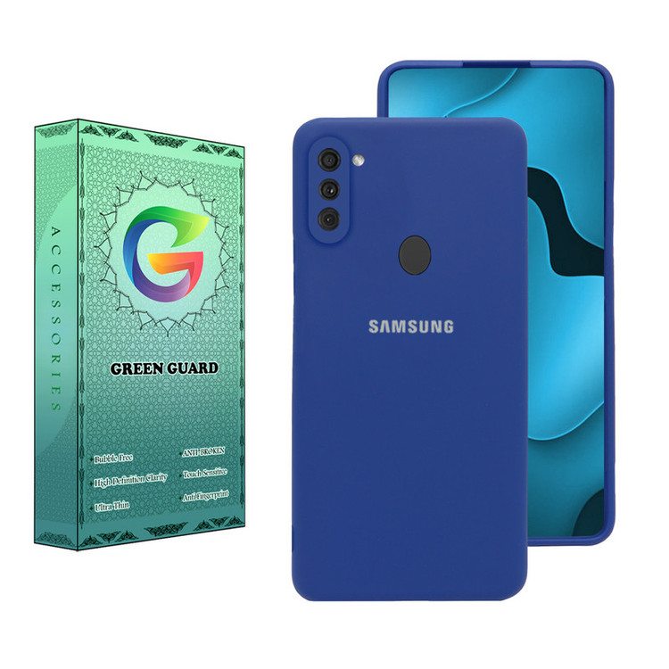 کاور گرین گارد مدل Saro طرح سیلیکونی مناسب برای گوشی موبایل سامسونگ Galaxy A11